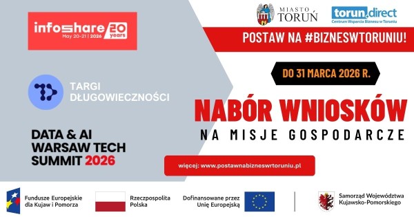 Wybierz kierunek dla swojego biznesu! Bezpłatne misje gospodarcze dla toruńskich firm